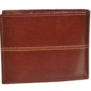 Koňakovo hnedá pánska kožená peňaženka RFID v krabičke GROSSO