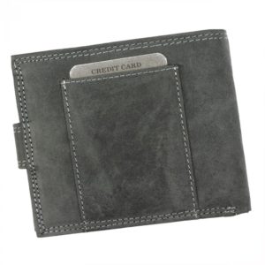 Koňakovo hnedá pánska peňaženka z brúsenej kože RFID v krabičke WILD
